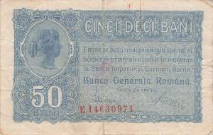 Rumänien 50 Bani ro.473b 1917